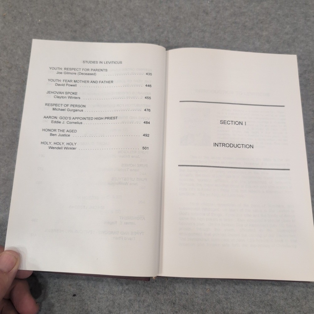 Studies in Leviticus 1998 East Tennessee School of Preaching Lectureship Book - Picture 7 of 7